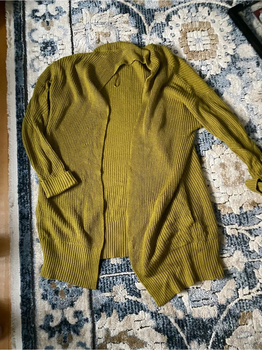 Lululemon Open-Front Women’s Cardigan Sweater in Mustard Medium